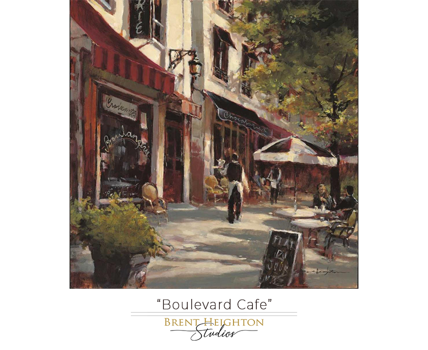 Boulevard Cafe (11.8" x 11.8")