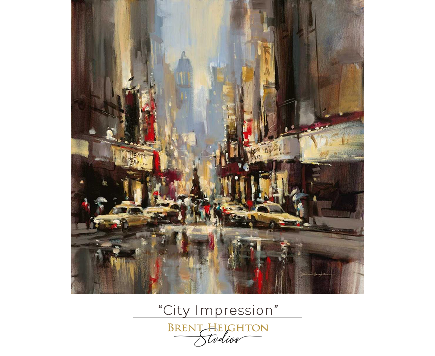 City Impression (19.7" x 19.7")