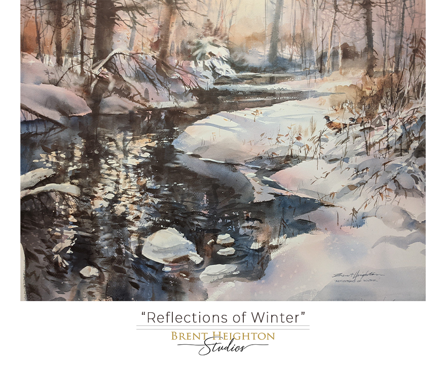 Reflections of Winter (28" x 20.5")